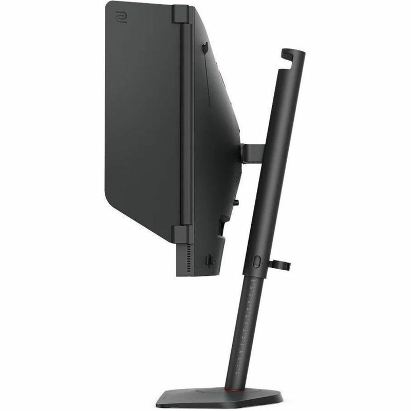 Side profile of BenQ Zowie XL2546X monitor showing height adjustment mechanism