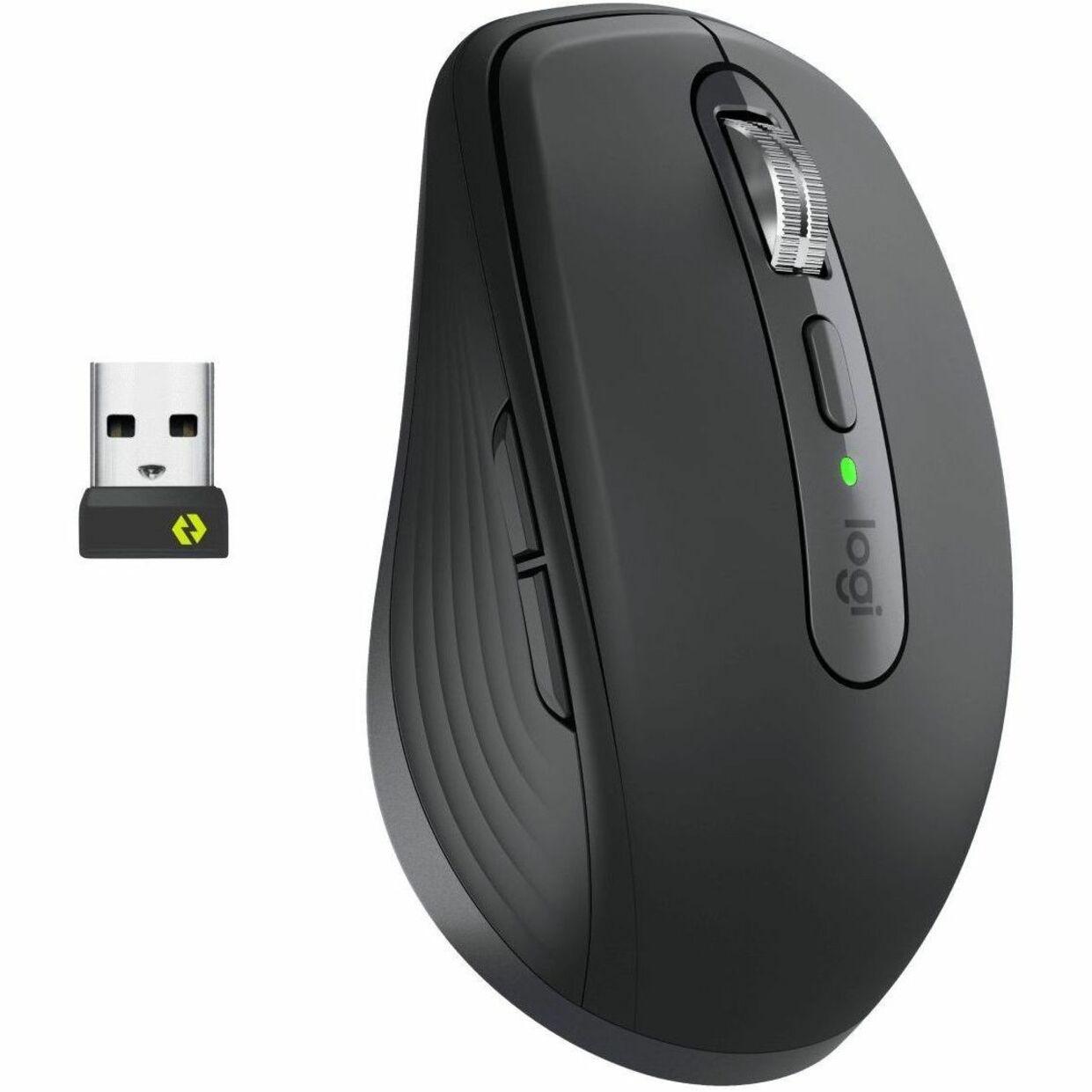 Logitech MX Anywhere 3S Wireless Mouse for Business, 8000 DPI Darkfield Tracking, Bluetooth & USB, Cross-Platform Compatible, 70-Day Battery, Graphite - 910-006960 (2 Year Warranty)