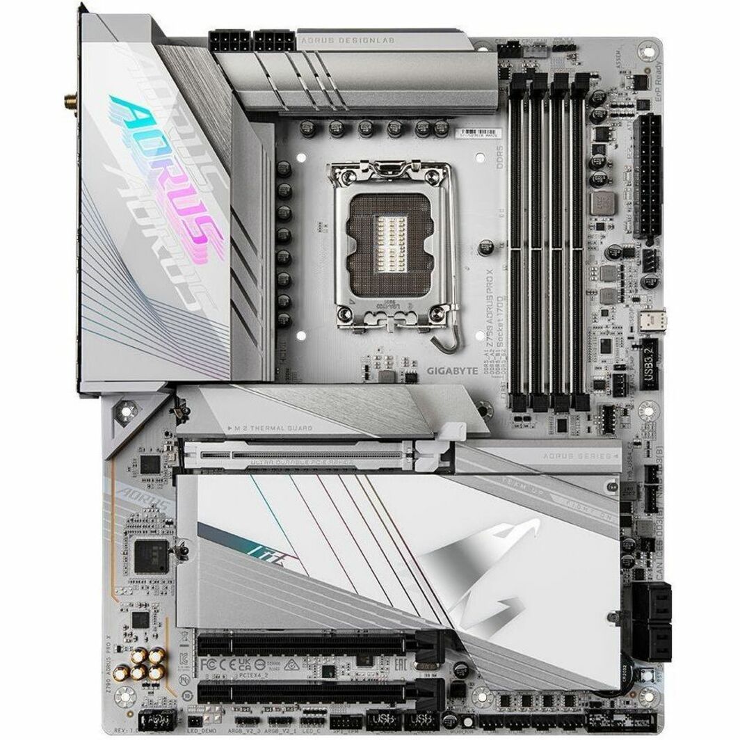 Aorus Ultra Durable Z790 AORUS PRO X Carte mère de bureau de jeu - Chipset Intel Z790 - Socket LGA-1700 - ATX