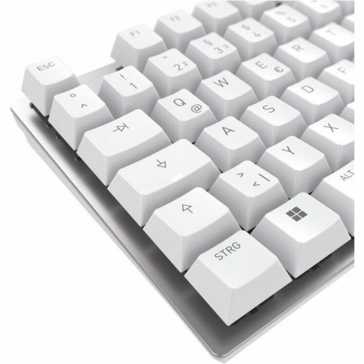 CHERRY KC 200 MX-Wired Keyboard - MX2A SILENT RED - Silver/White Housing (G80-3950LHBUS-1)