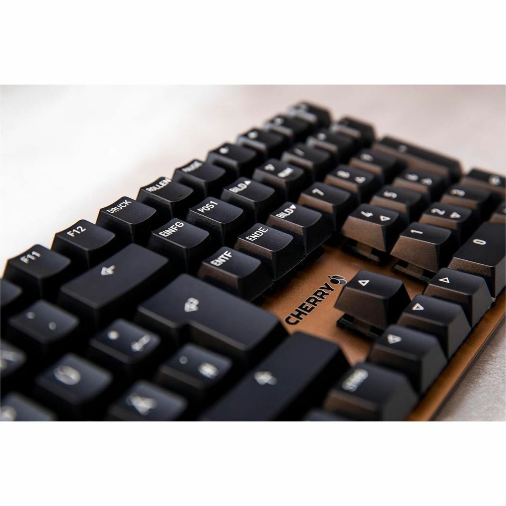 CHERRY KC 200 MX-Wired Keyboard - MX2A BROWN - Black/Bronze Housing (G80-3950LIBUS-2)