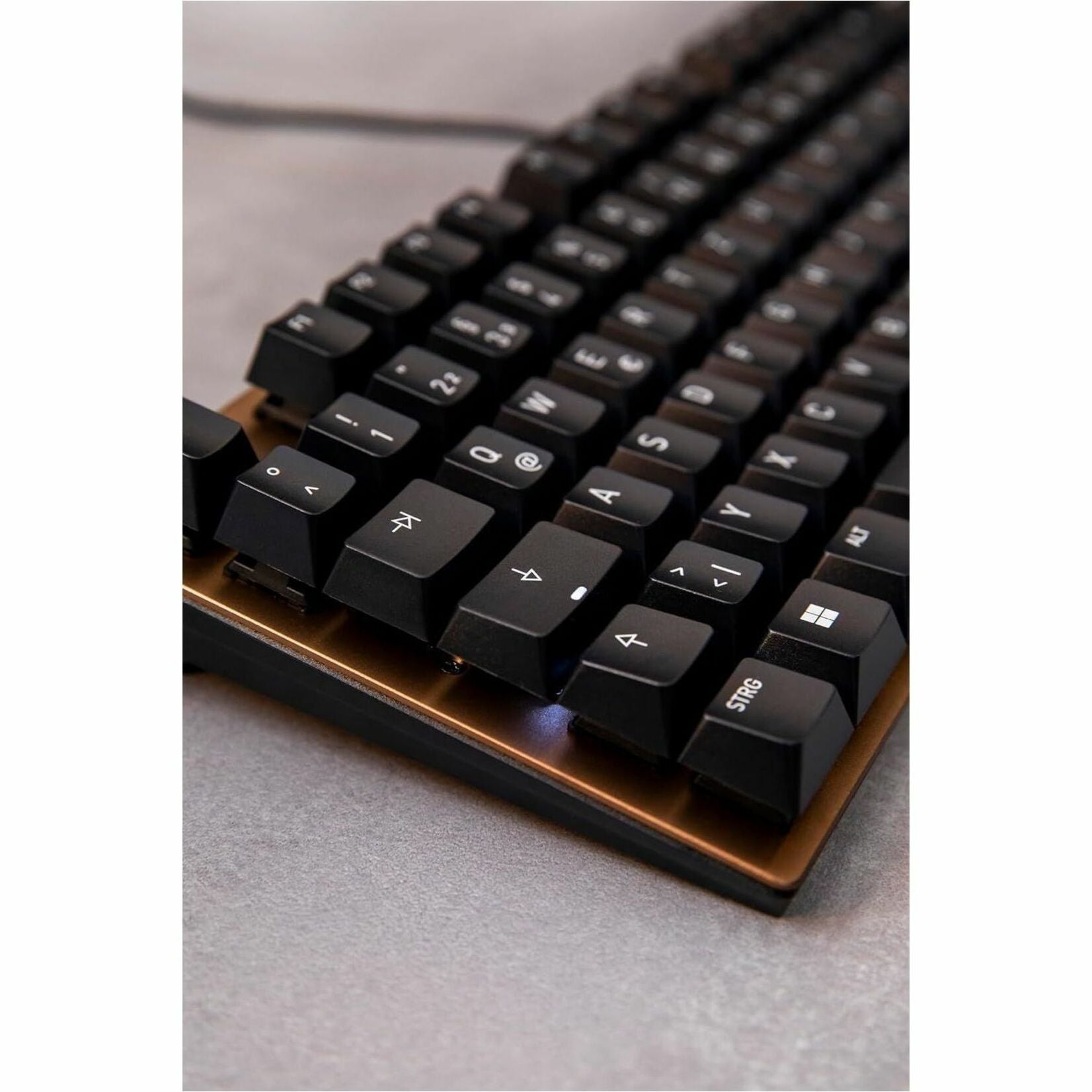 CHERRY KC 200 MX-Wired Keyboard - MX2A BROWN - Black/Bronze Housing (G80-3950LIBUS-2)