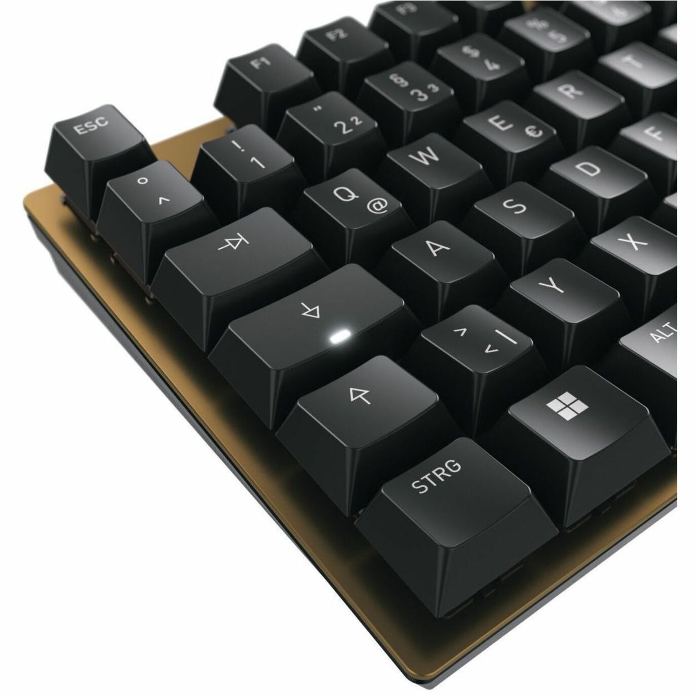 CHERRY KC 200 MX-Wired Keyboard - MX2A BROWN - Black/Bronze Housing (G80-3950LIBUS-2)