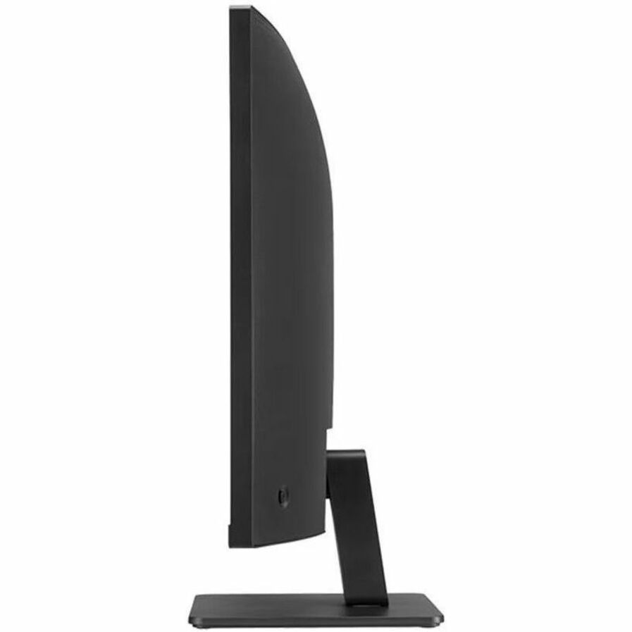 Side view of LG curved monitor showing slim profile and stand design-alternate-image4