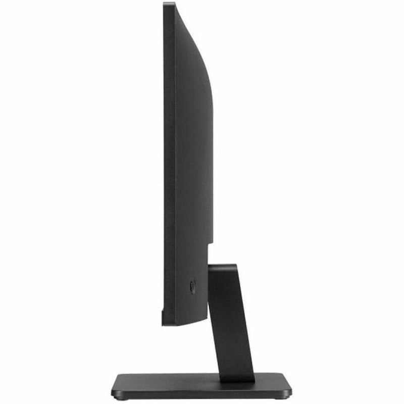 Side profile view of LG monitor showing slim design