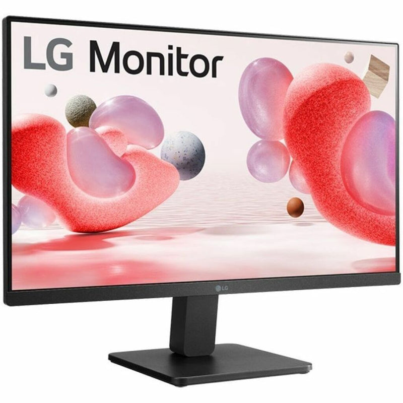 Front view of LG monitor displaying vibrant content