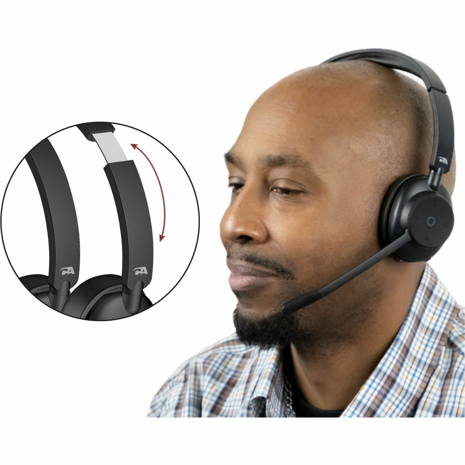 Cyber Acoustics CA Essentiële Draadloze Headset (HS-1500BT)