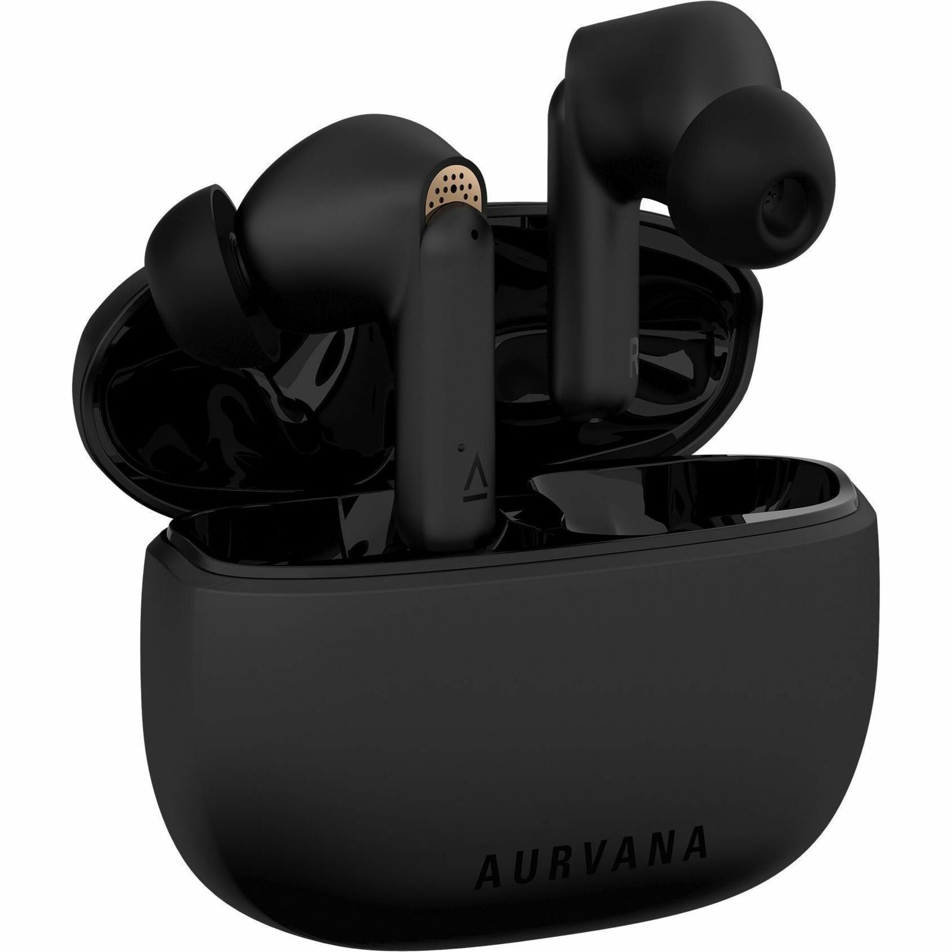 Angled view of Creative Aurvana Ace earbuds showing touch control surface-alternate-image4