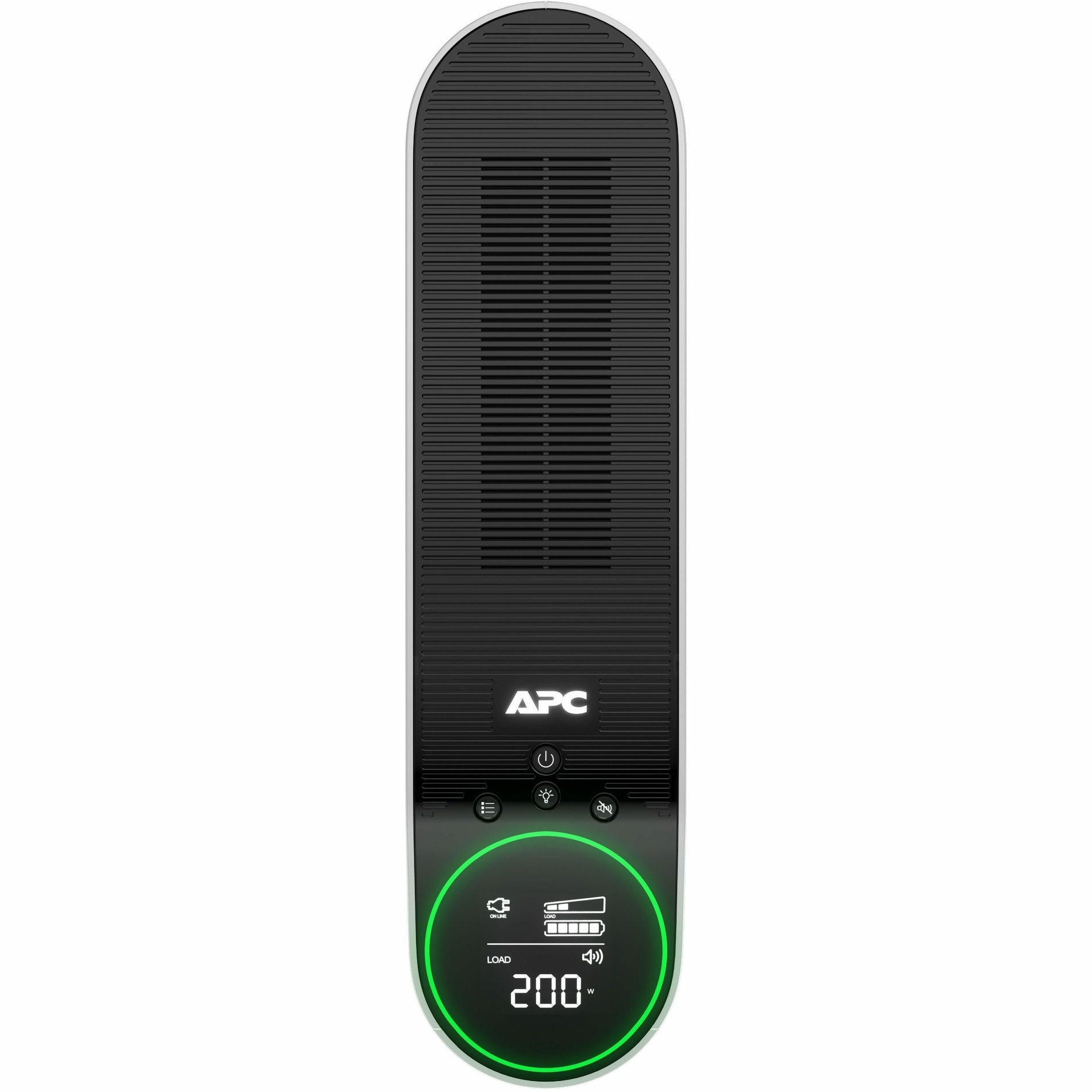 Top view of APC Back-UPS Pro 1500VA showing control panel and LCD display-alternate-image4