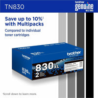 Brother TN830 toner cartridge multi-pack offering with savings information-alternate-image10