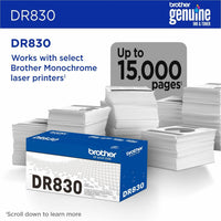 Product packaging of Brother DR830 drum unit with page yield information-alternate-image4