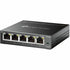 Front view of TP-Link Omada DS105GE 5-port gigabit switch showing five RJ-45 ports and power indicator-alternate-image1