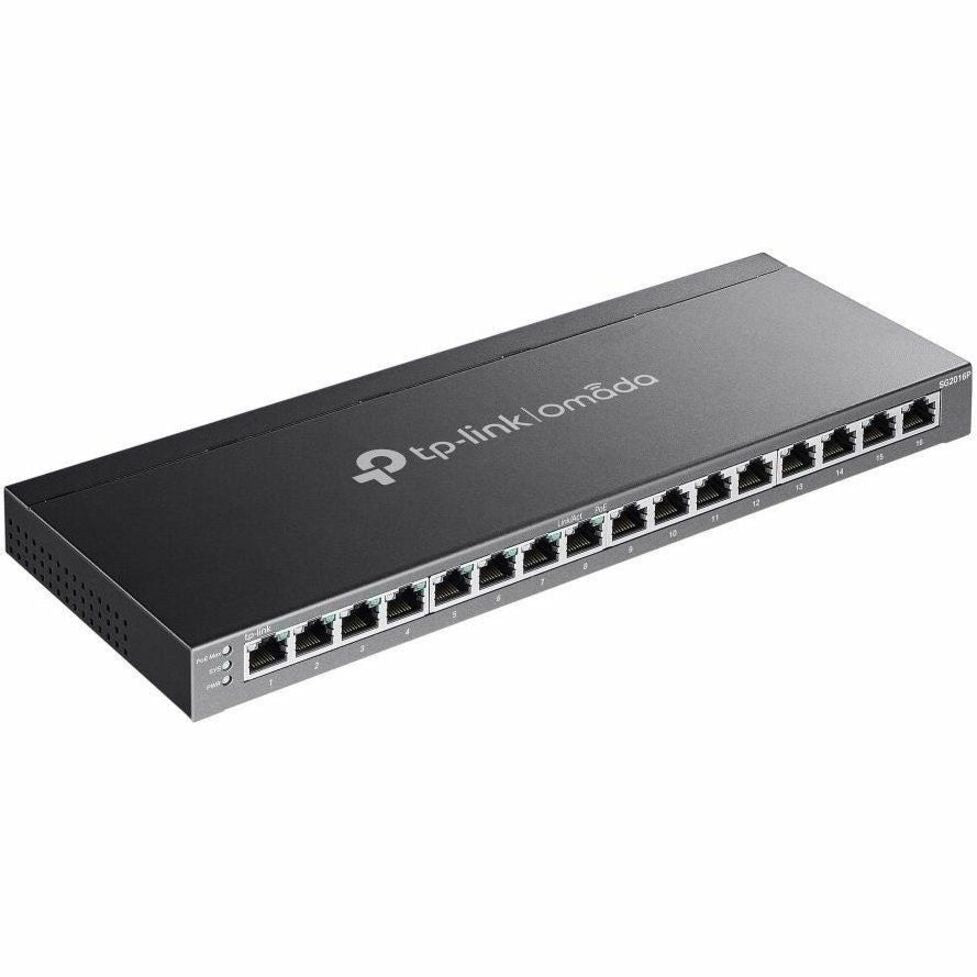 TP-Link Omada 16-Port Gigabit Smart Switch with 8-Port PoE+ (SG2016P)