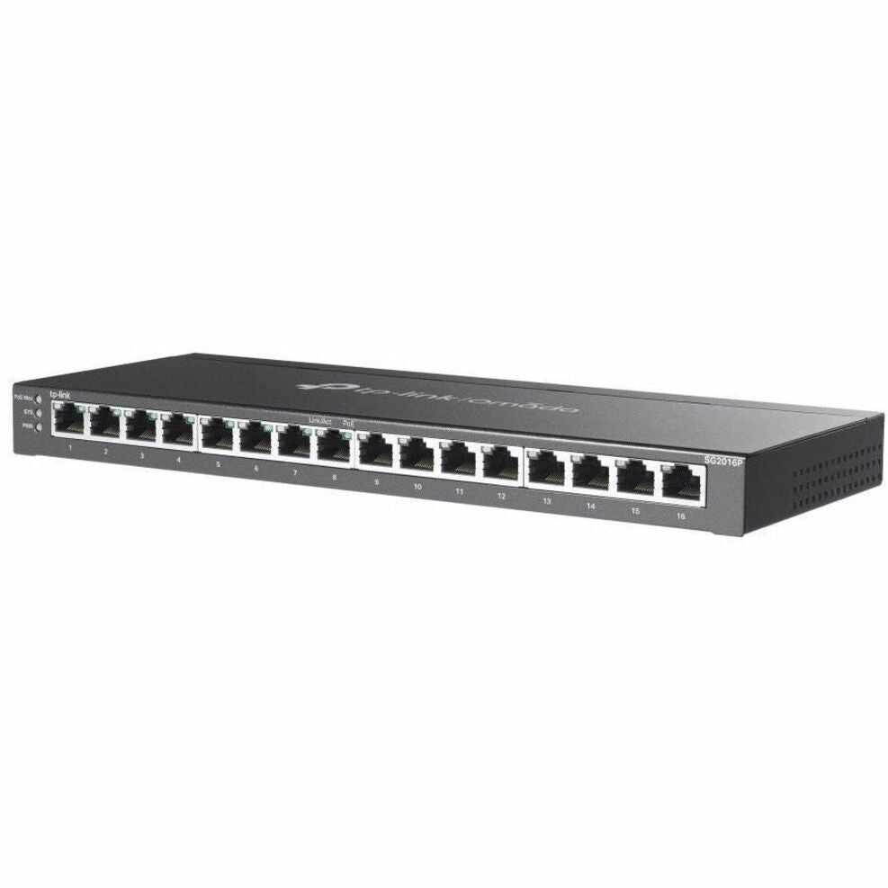 TP-Link Omada 16-Port Gigabit Smart Switch with 8-Port PoE+ (SG2016P)