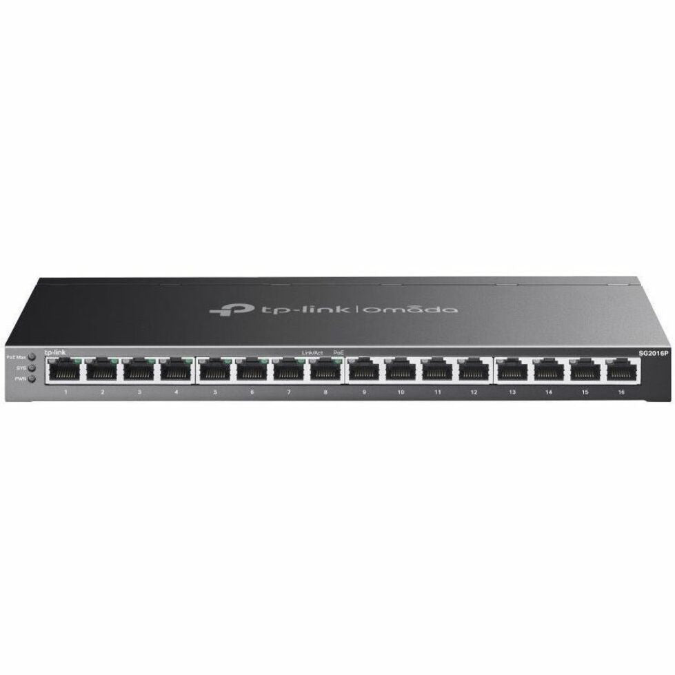 TP-Link Omada 16-Port Gigabit Smart Switch with 8-Port PoE+ (SG2016P)