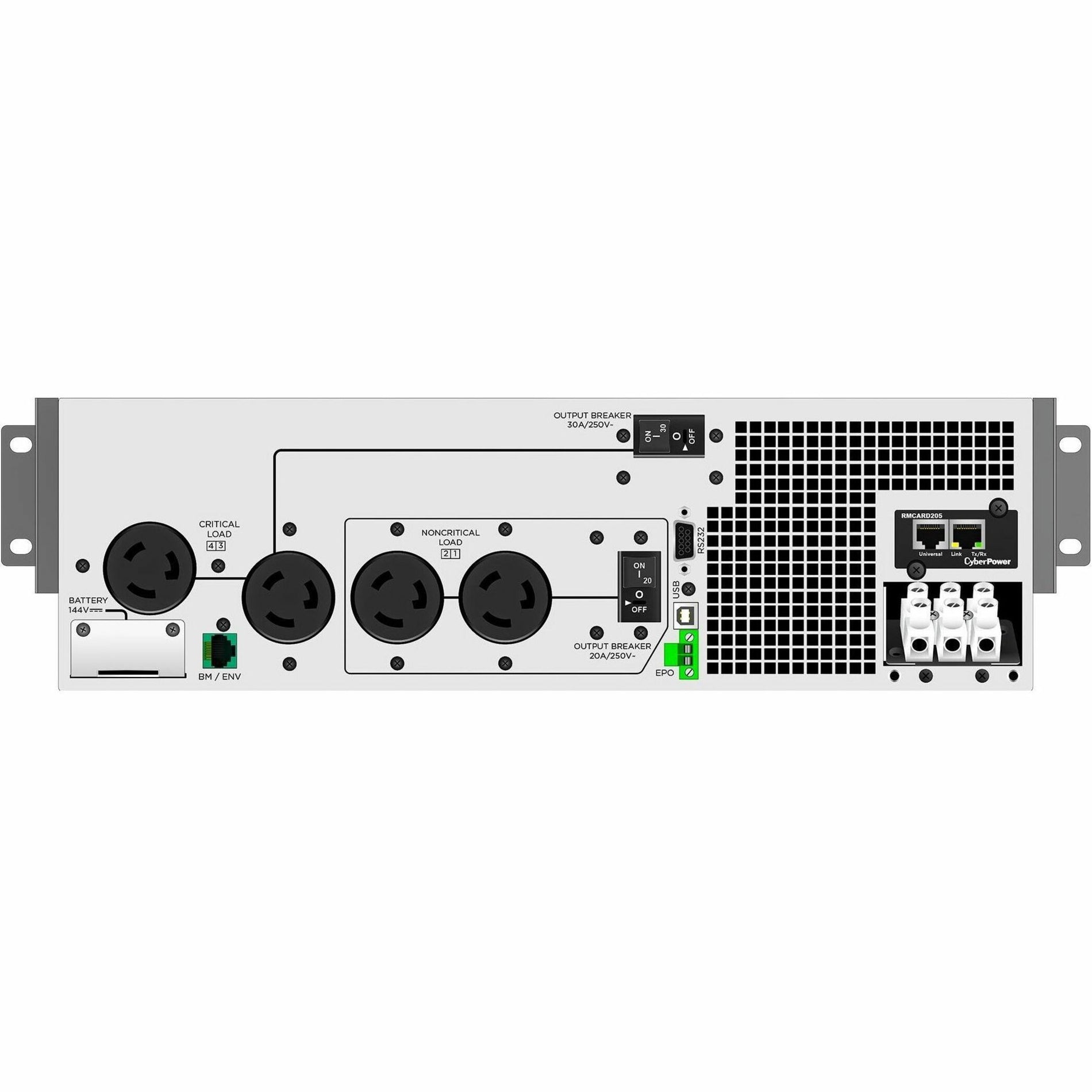 CyberPower Smart App Online OL6KRTHDL 6000VA Rack/Turm USV