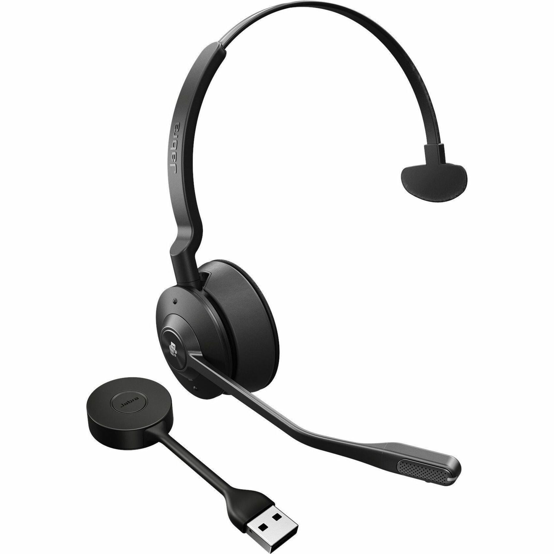 Jabra Engage 55 UC Mono USB-A with Charging Stand, TAA Compliant, NA (TAA9553-415-125)