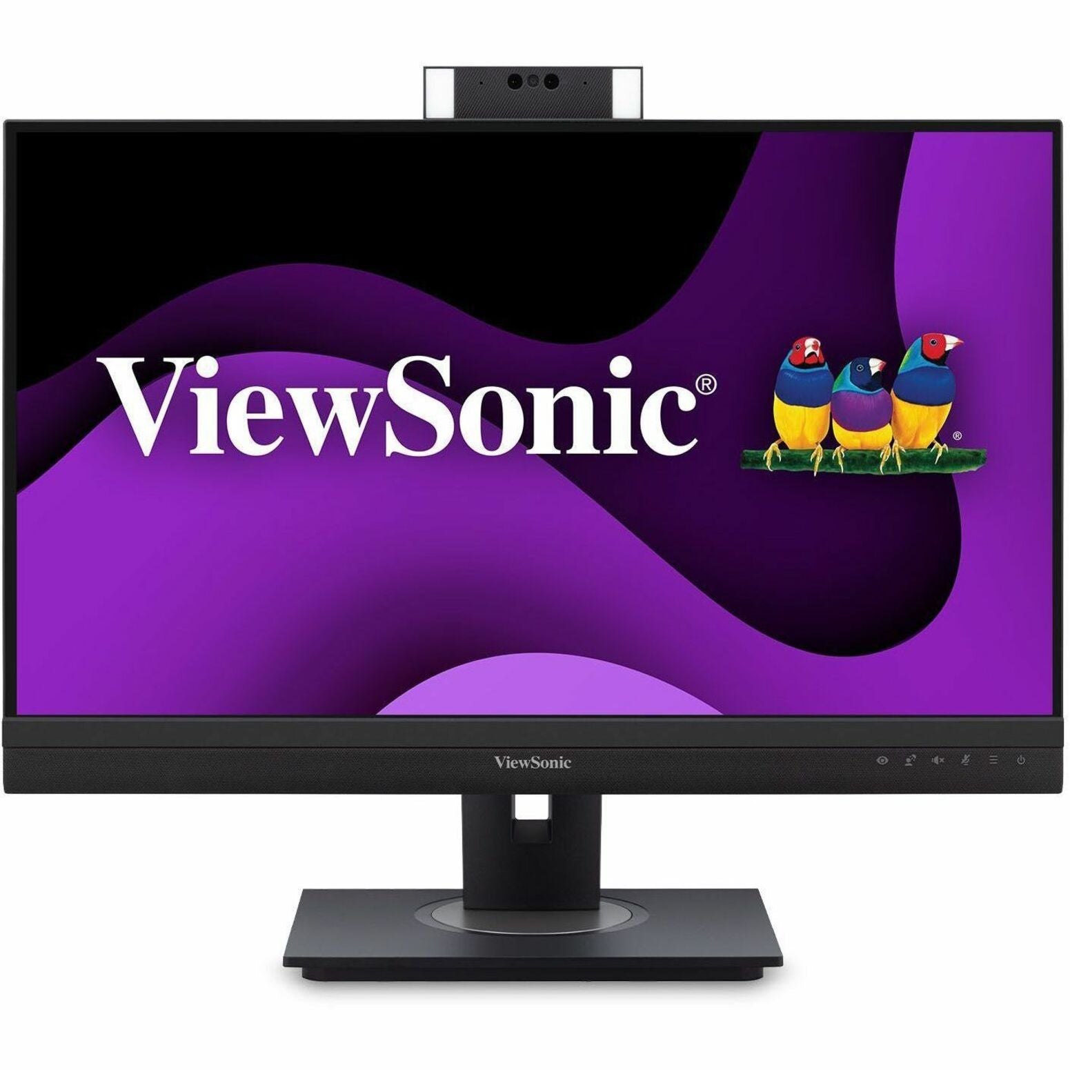 ViewSonic 27IN 1440P شاشة فيديو مؤتمرات متوافقة مع Windows Hello IR كاميرا، 9 (VG2757V-2K)