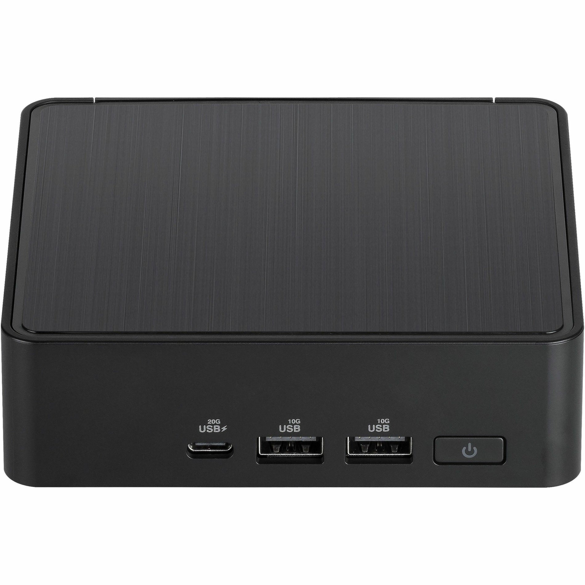 Top view of ASUS NUC 14 Pro showing brushed finish-alternate-image4