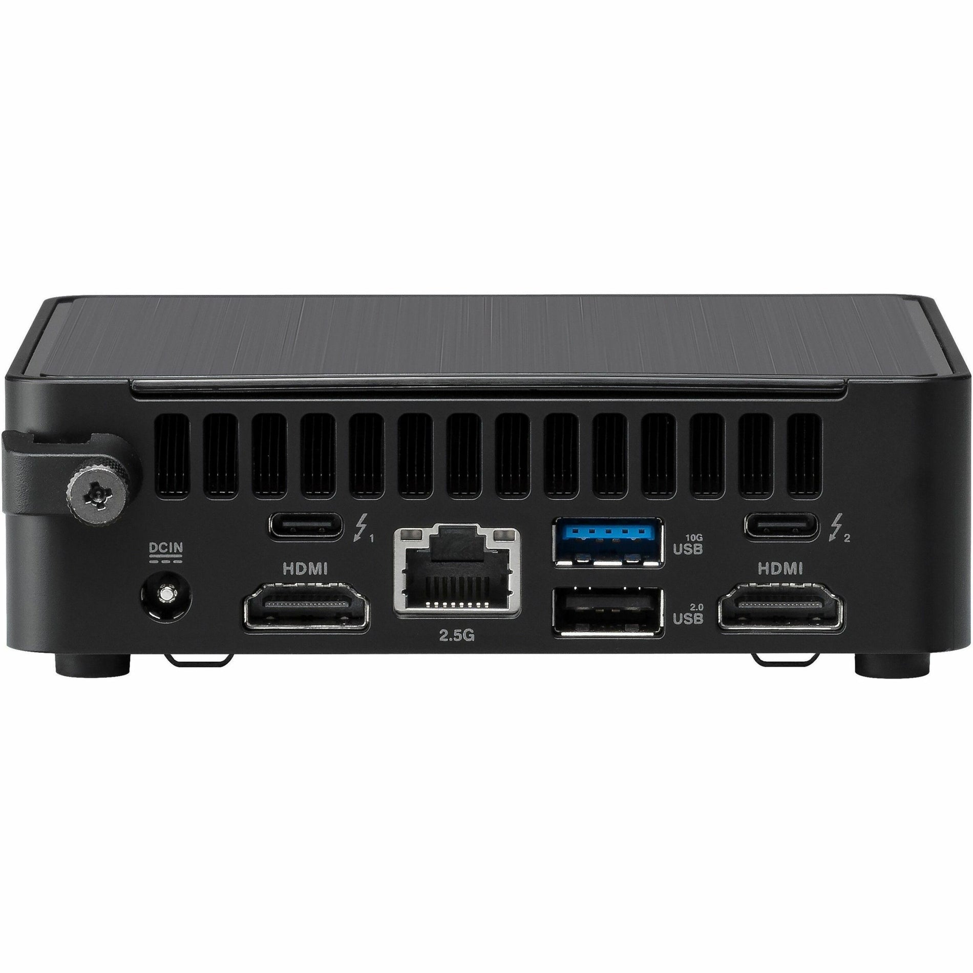 Rear view of ASUS NUC 14 Pro with multiple ports-alternate-image2