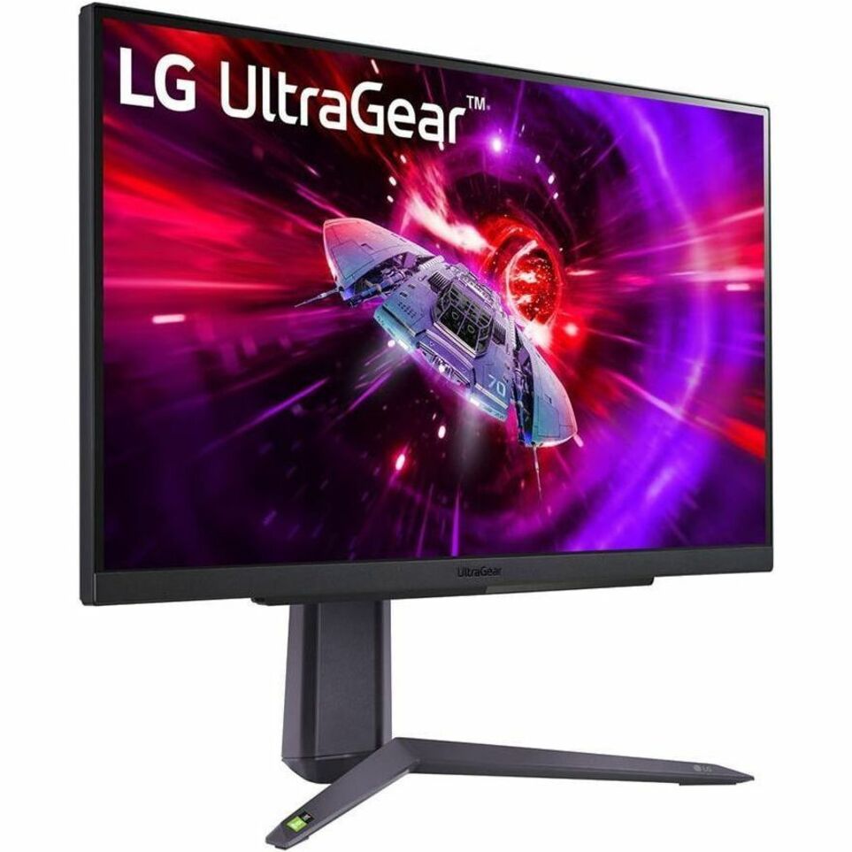 LG UltraGear 27GR75QB-B 27" Class WQHD Gaming LCD Monitor - 16:9 - Black, Matte Purple Gray