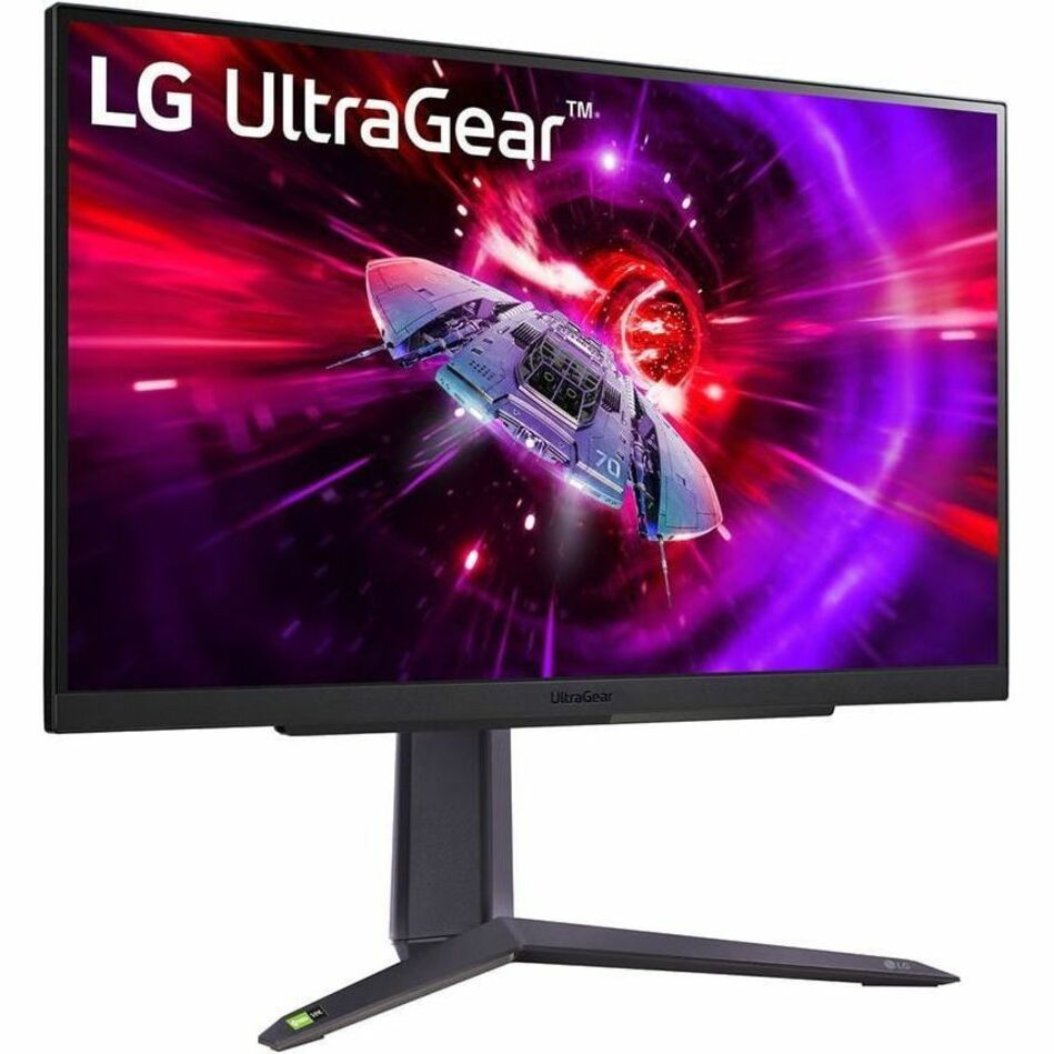 LG UltraGear 27GR75QB-B 27 Class WQHD Gaming LCD Monitor - 16:9 - Black, Matte Purple Gray