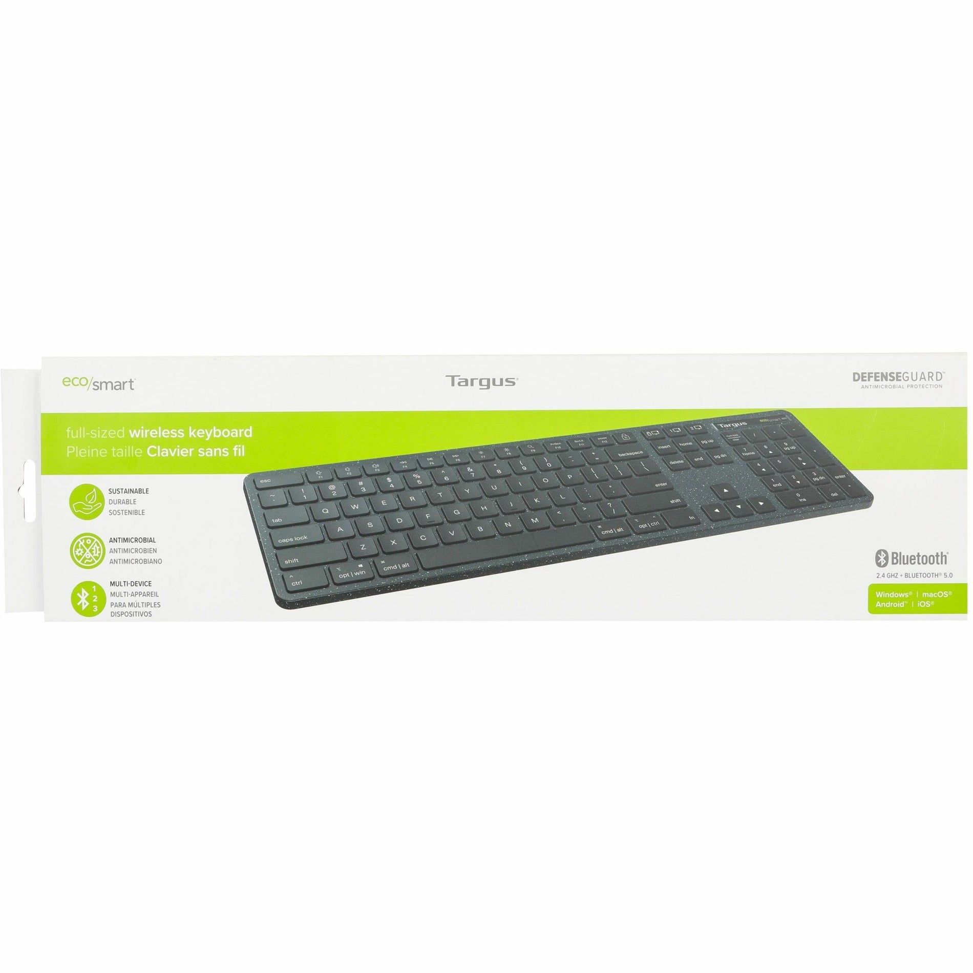 Teclado Inalámbrico EcoSmart de Tamaño Completo Targus (AKB873US)