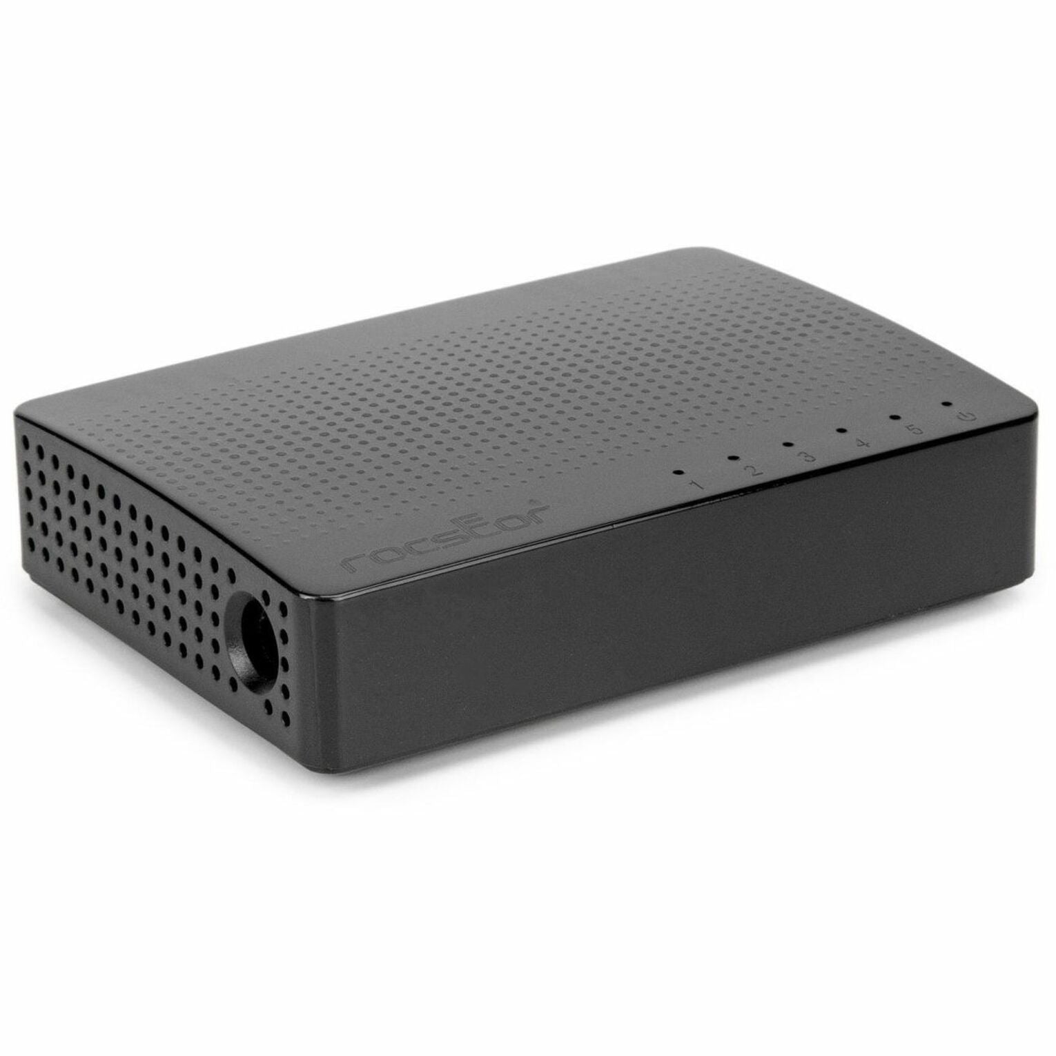 Rocstor JetConnect JC5 5-Port Gigabit Desktop / Wallmount Unmanaged Network Switch (Y10S001-B1)