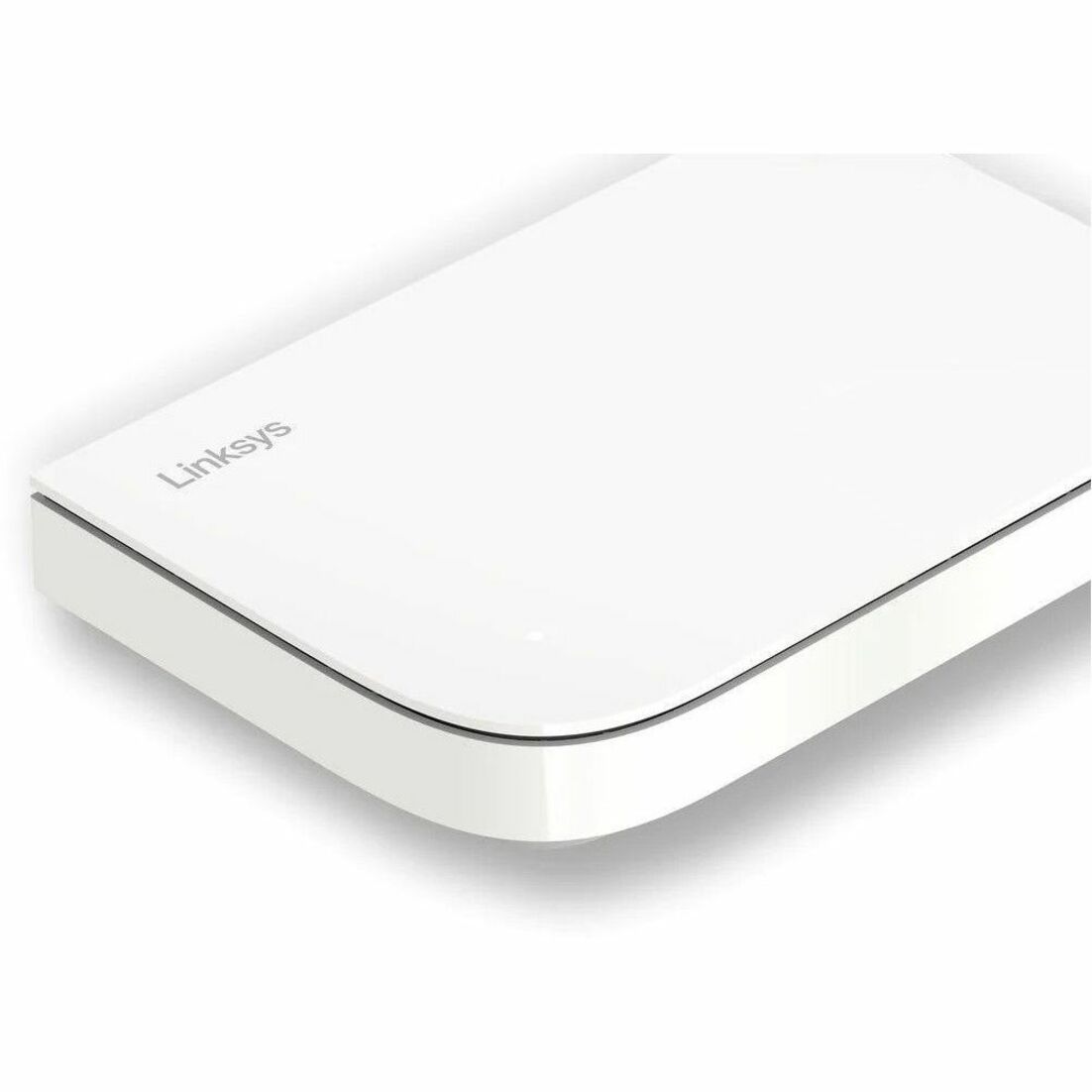 Detailed view of Linksys Velop Micro router showing premium build quality and design elements-alternate-image5