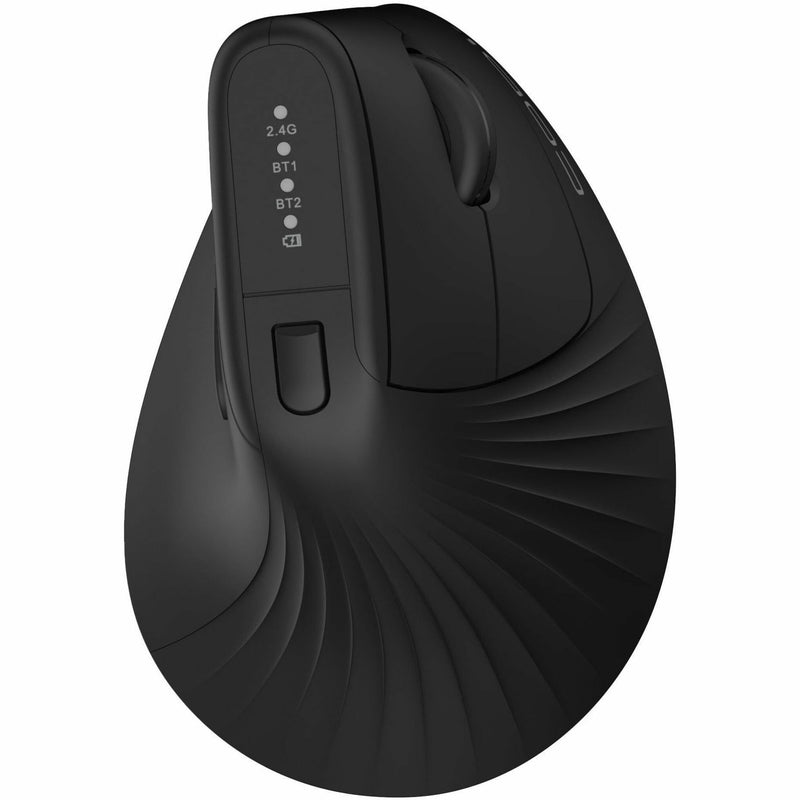 Top view of CODi 6D mouse showing wireless connectivity indicators