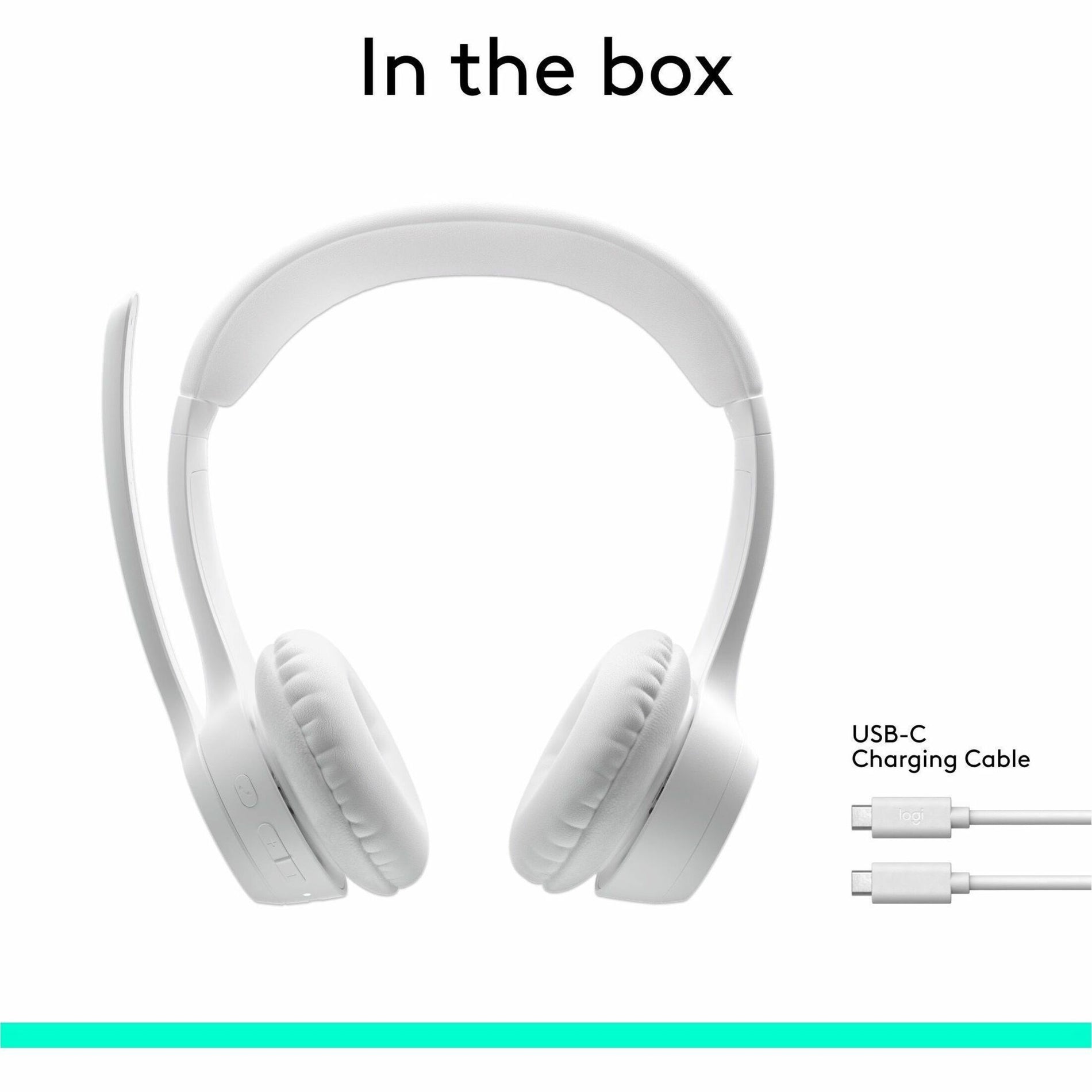 Logitech Zone 300 Draadloze Headset - Off White (981-001416)