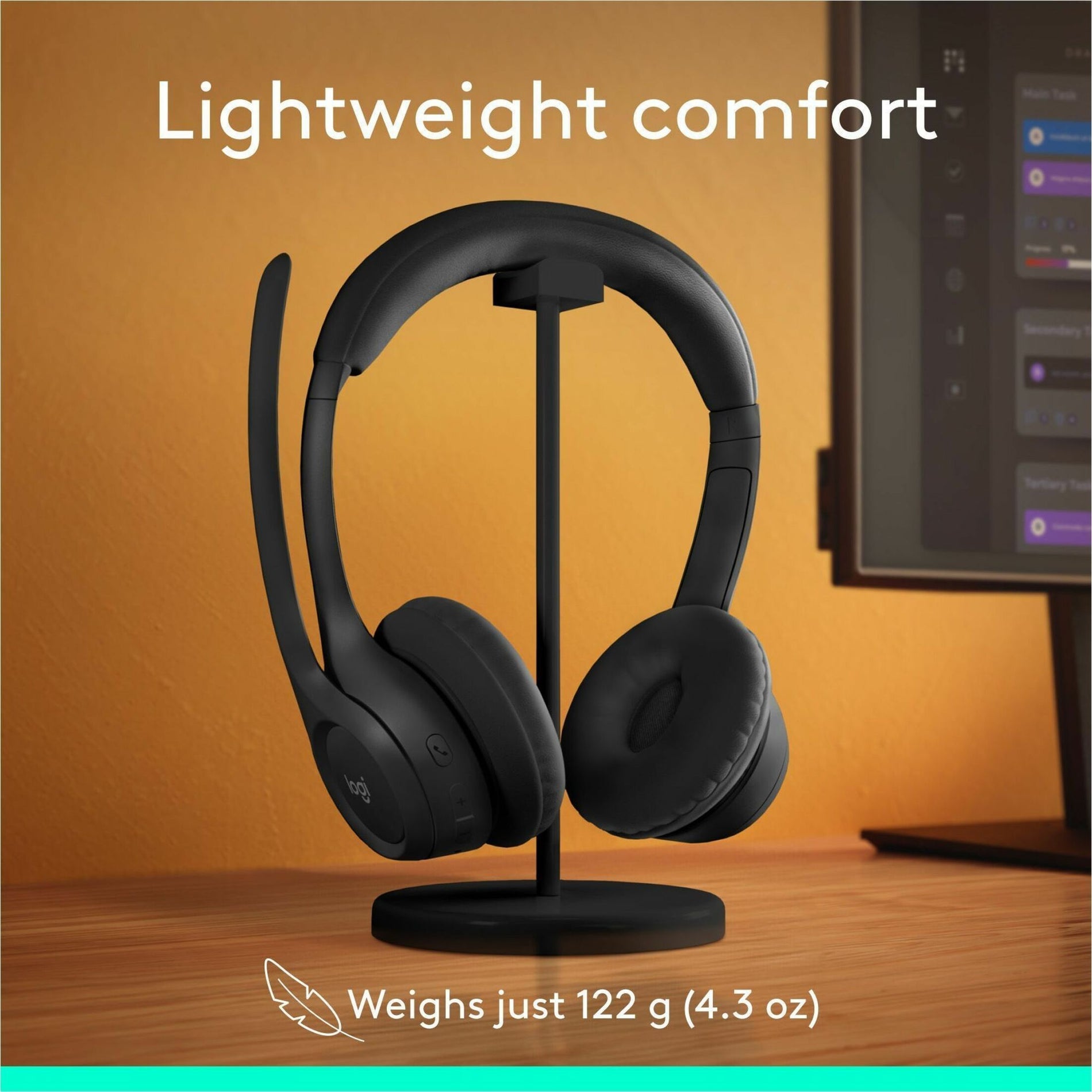 Logitech Zone 300 Draadloze Headset - Zwart (981-001406)