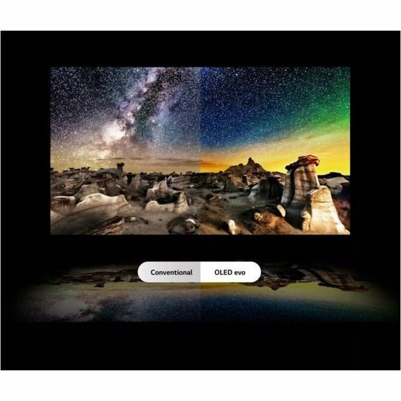 تلفاز OLED ذكي إل جي إيفو G4 بحجم 77.4 بوصة - 4K UHDTV