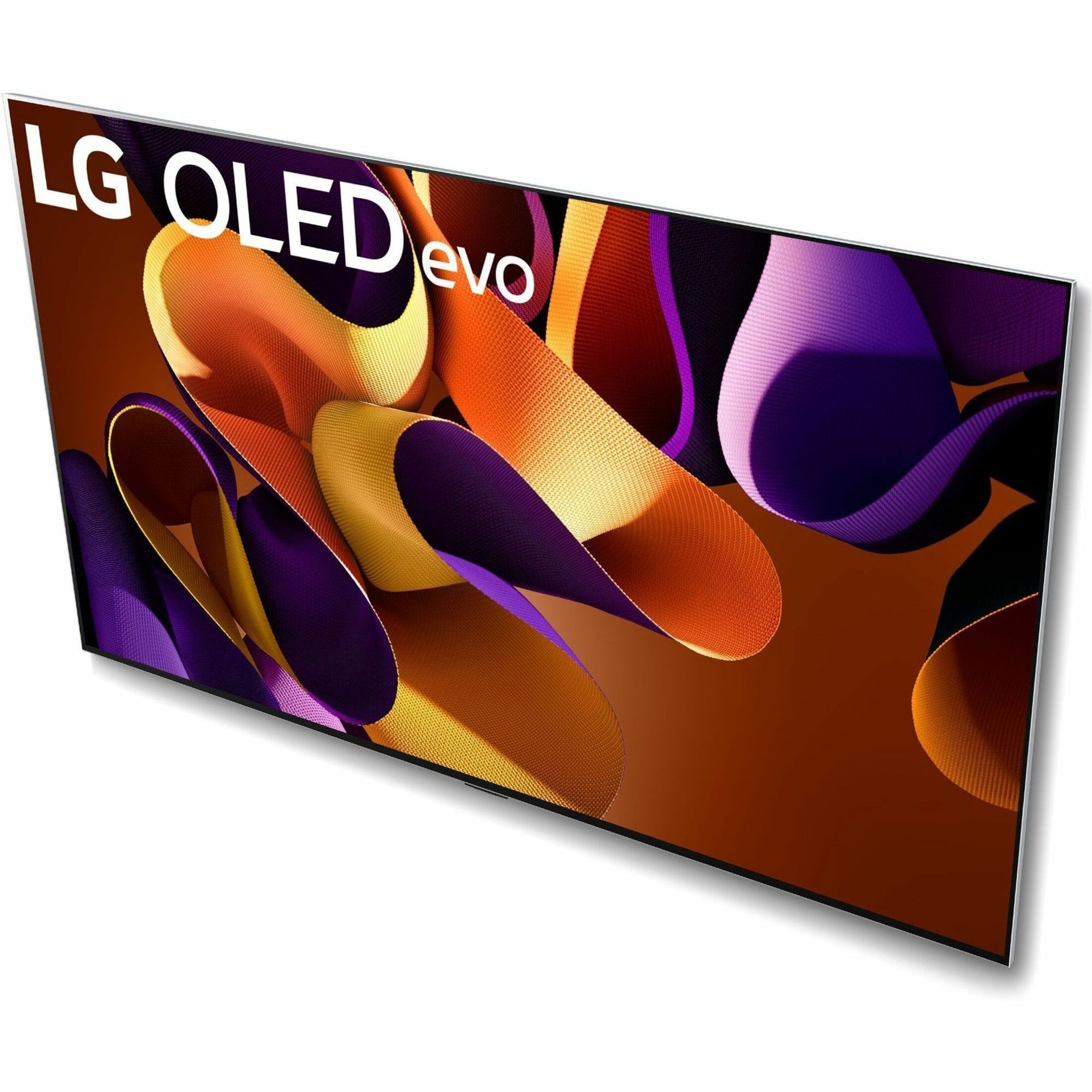 Side angle view of LG OLED evo G4 TV demonstrating wide viewing angle performance-alternate-image4