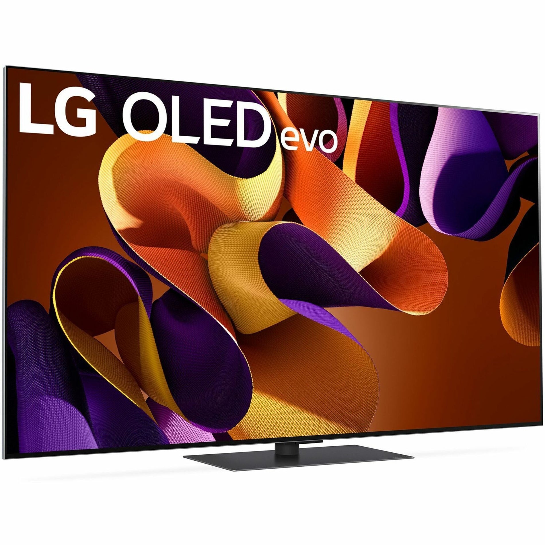 Close-up view of LG OLED evo G4 TV screen showing vibrant color reproduction-alternate-image6