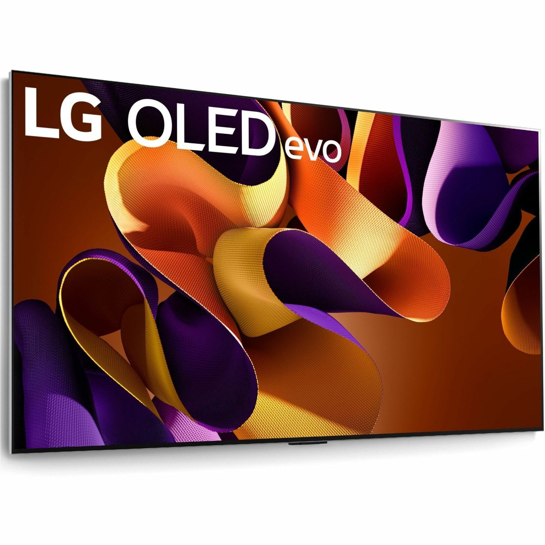 LG OLED evo G4 TV with premium stand design showcasing floating appearance-alternate-image5