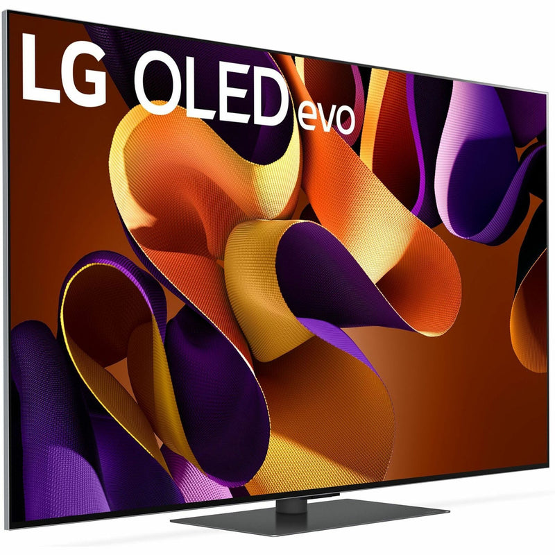 Detailed view of LG OLED evo G4 TV screen showing color accuracy and contrast