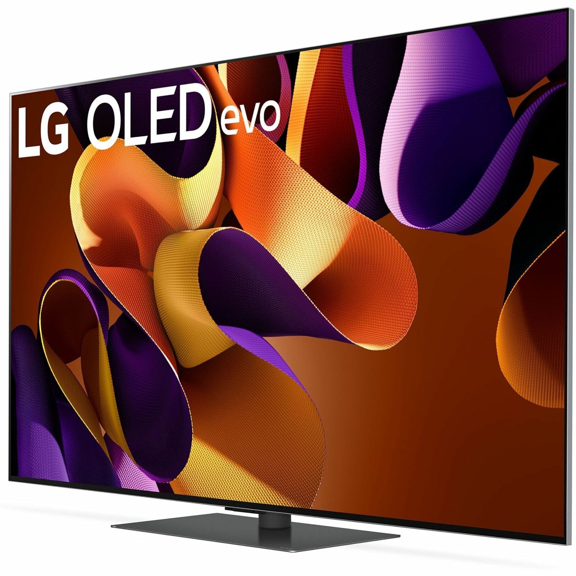 Side view of LG OLED evo G4 TV highlighting integrated audio system-alternate-image9