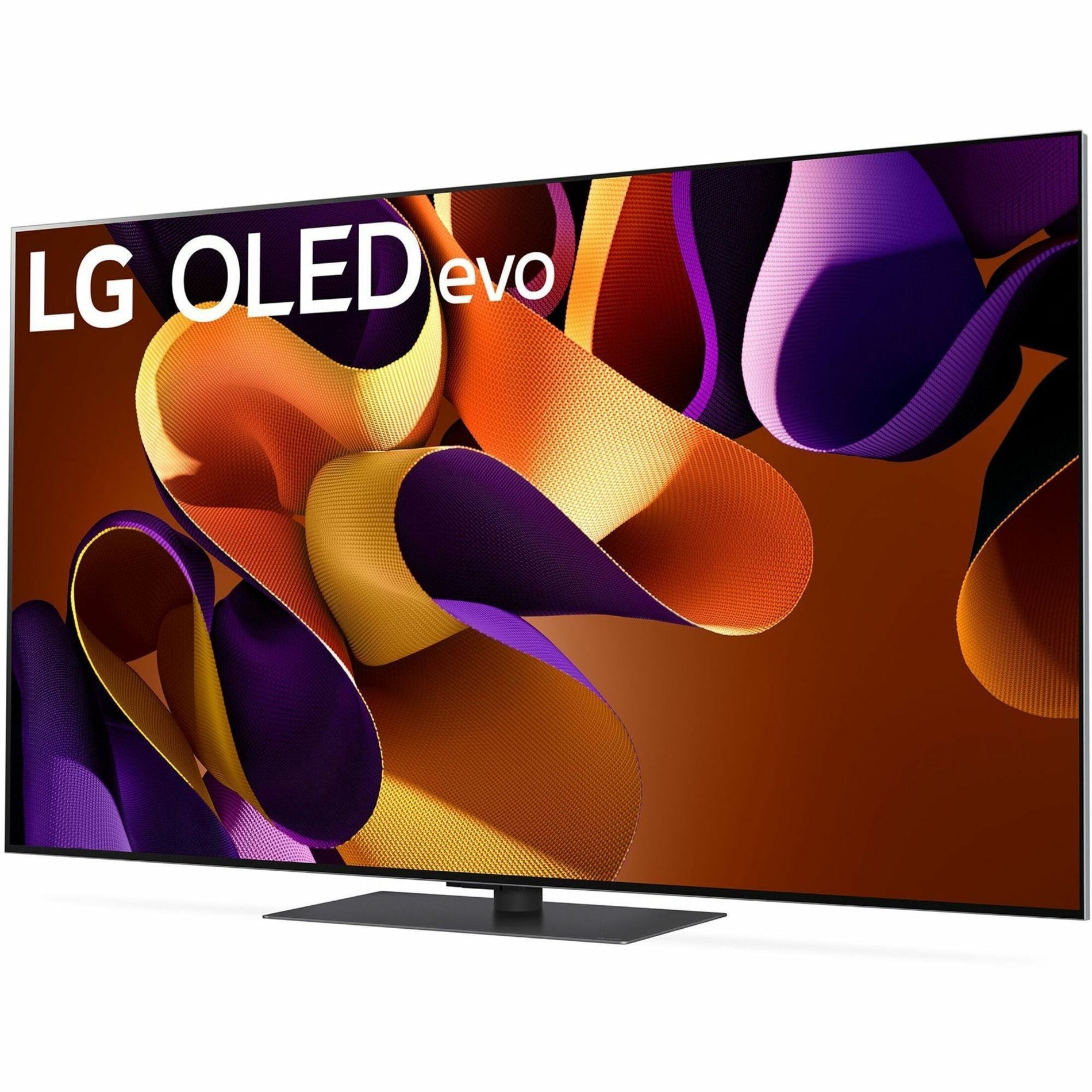 Profile view of wall-mounted LG OLED evo G4 TV showing slim design-alternate-image7