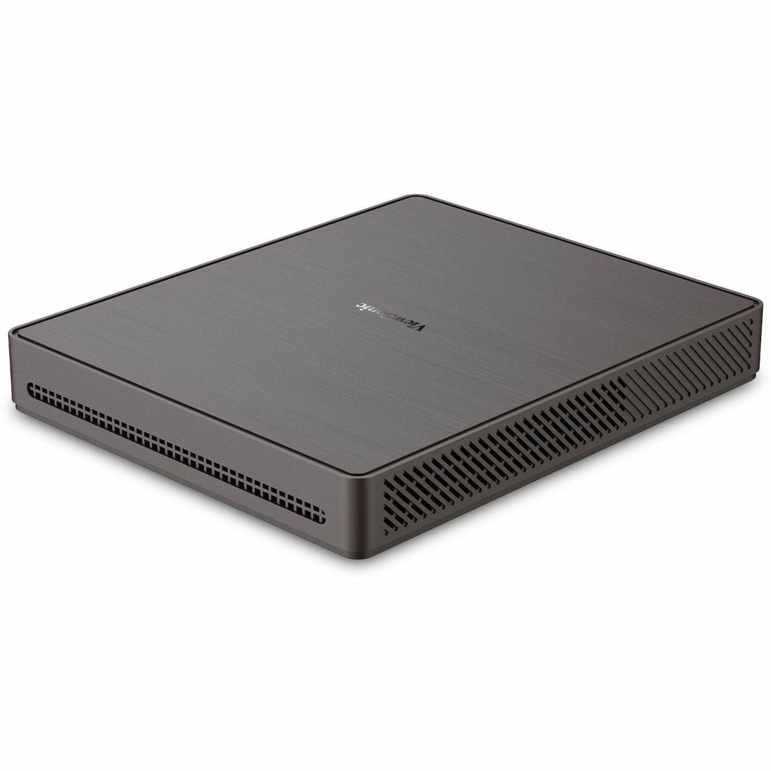 Top view of the ViewSonic MPC310-W31-TU video conference computing engine showing sleek brushed metal finish and ventilation pattern-alternate-image1