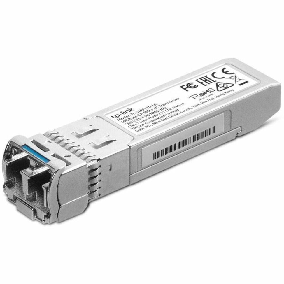 TP-Link Für optisches Netzwerk Datenvernetzung - 1 x LC Duplex 10GBase-LR Netzwerk - Glasfaser - Singlemode - 10 Gigabit Ethernet - 10GBase-LR - Hot-plugfähig Hot-swapfähig (SM5110-LR)