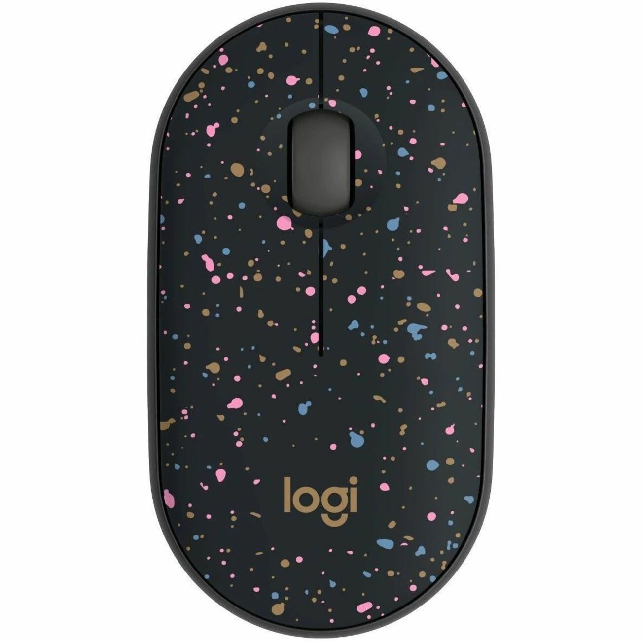 Logitech M340 Wireless Optical Mouse, Silent Touch Technology, 1000 DPI, 18-Month Battery Life, Recycled Plastic, ChromeOS/Windows Compatible, USB Receiver, Speckles - 910-007281 (1 Year Warranty)