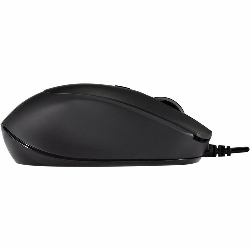 Side profile view of V7 MU350 mouse showing slim ergonomic design