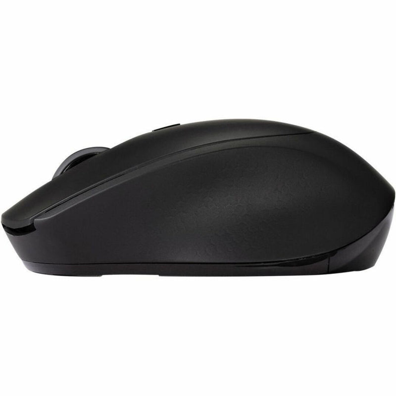 Side view of V7 MW350 wireless mouse showing slim profile and ergonomic design