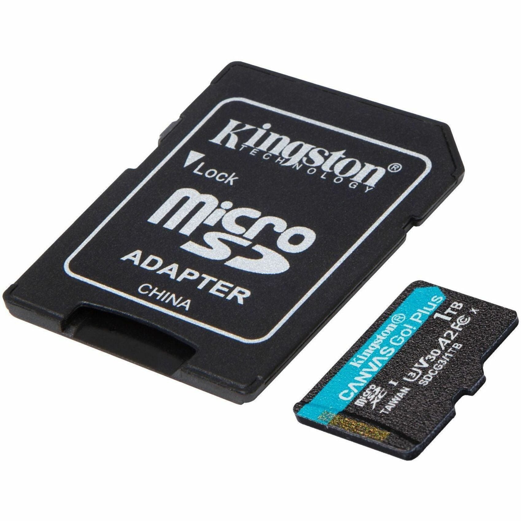 Kingston 1TB MICROSDXC CANVAS GO PLUS 170R A2 U3 V30 TARJETA + ADP (SDCG3/1TB)