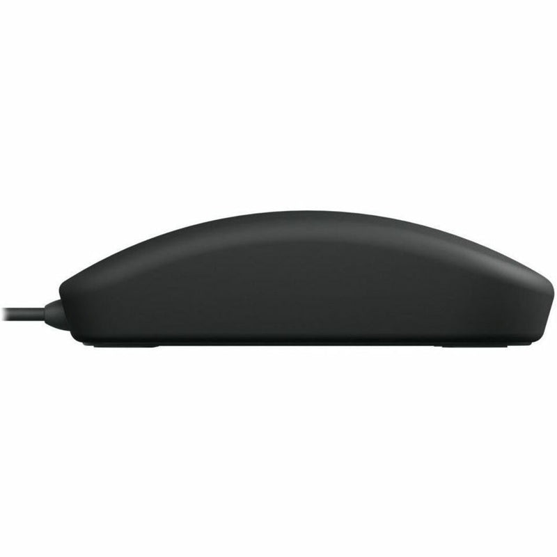 Side view of medical mouse showing ergonomic low-profile design