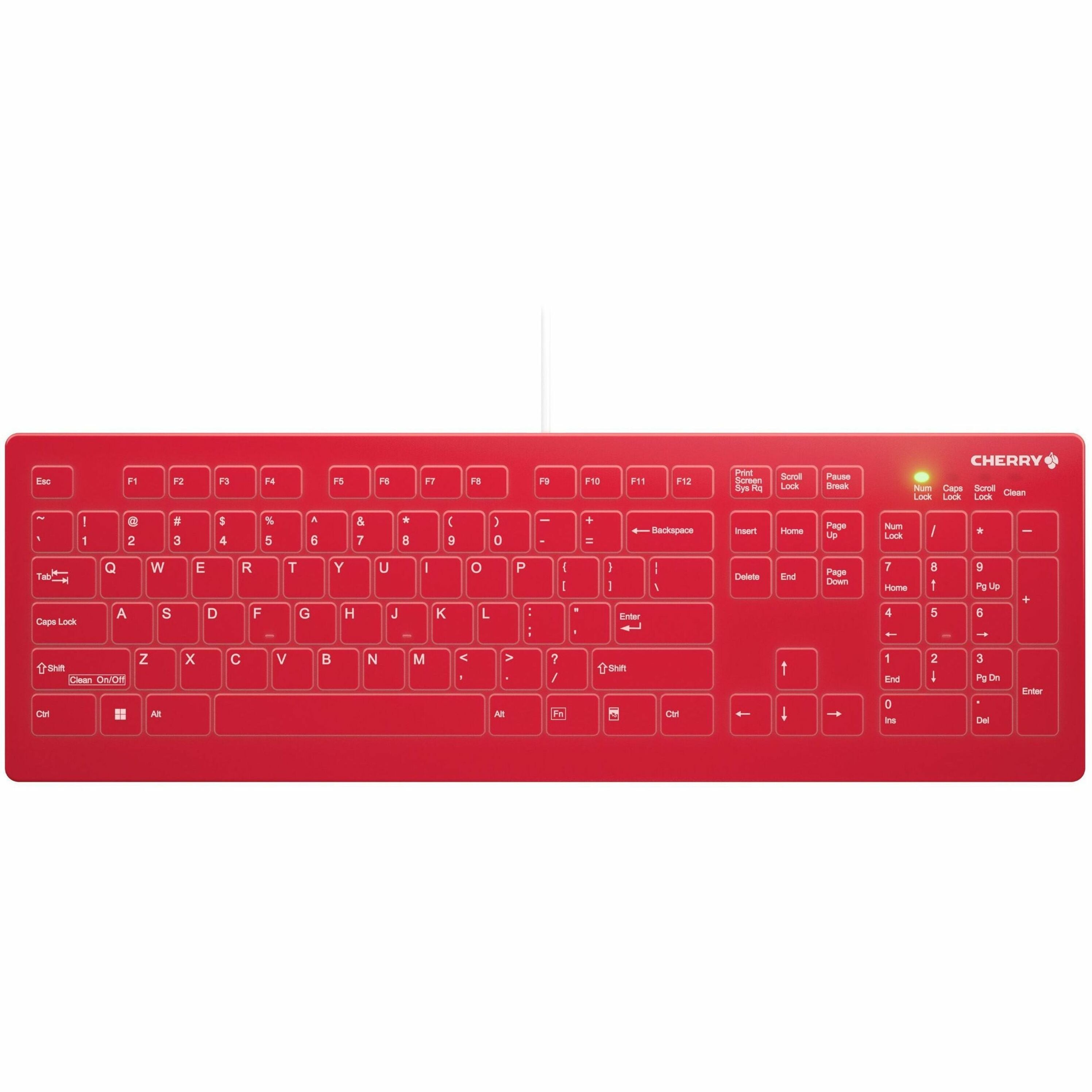 Active Key CHERRY AK-C8112 MEDICAL KEYBOARD (AK-C8112-US-WR/US)