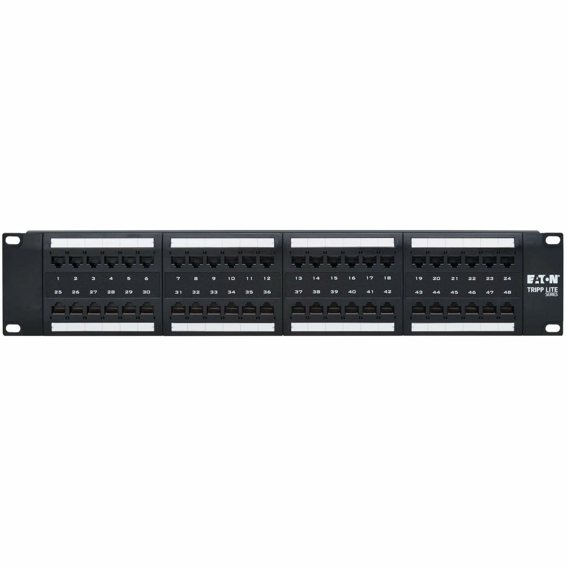 Direct front view of patch panel port layout-alternate-image5