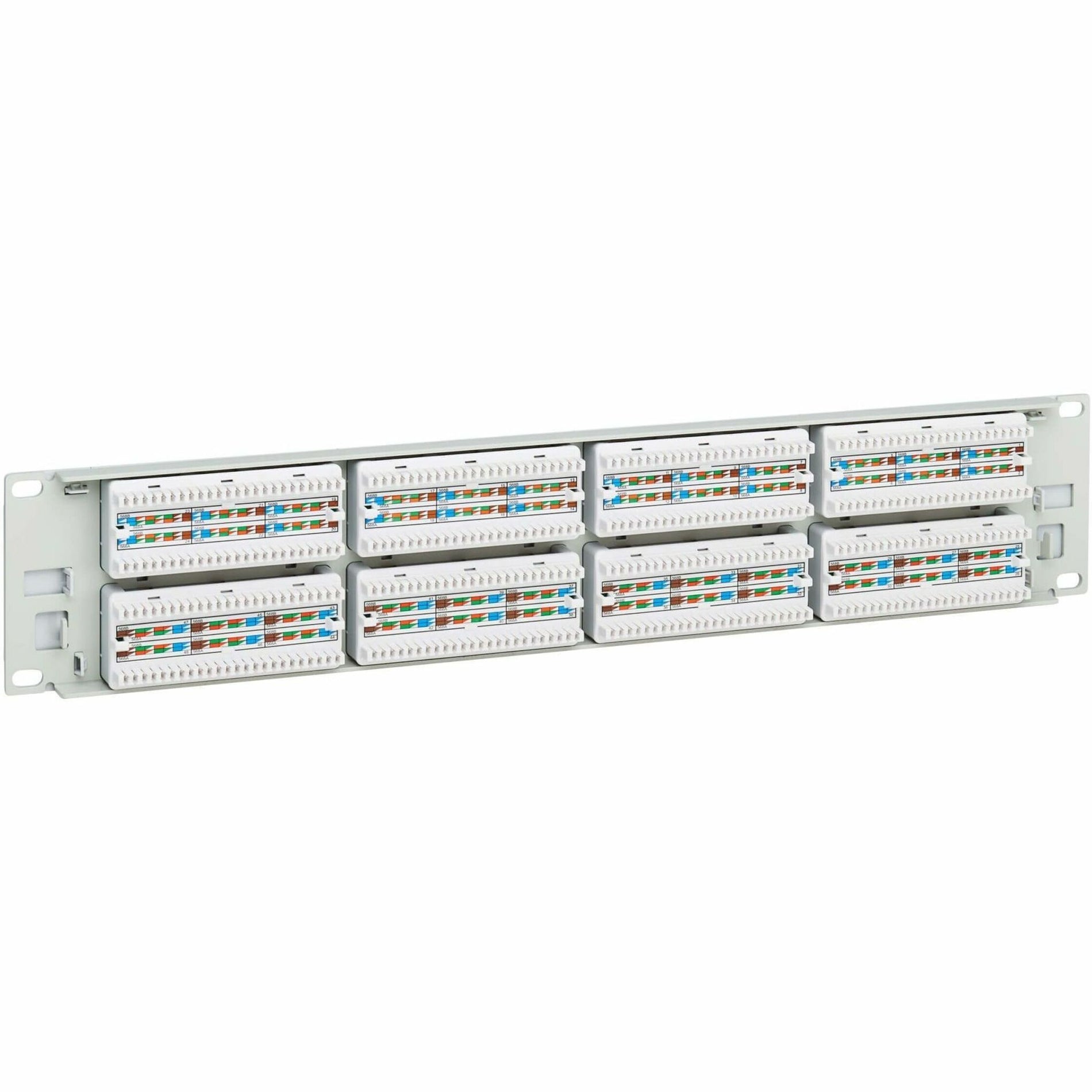 Rear view showing color-coded wiring system of patch panel-alternate-image3