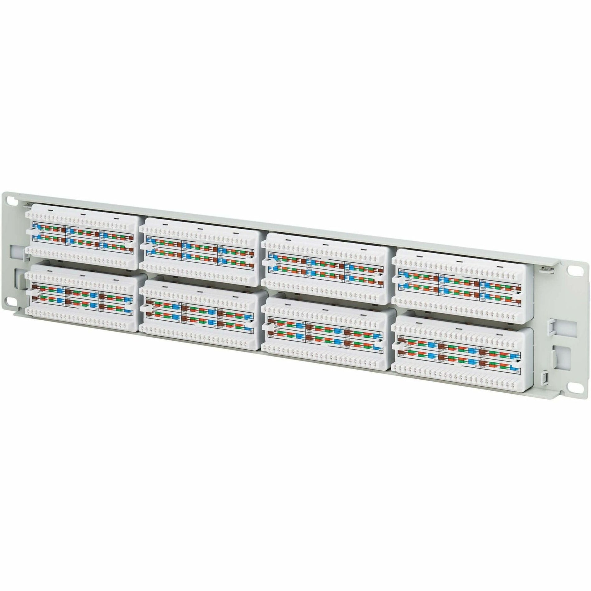 Close-up of patch panel port layout with numbering system-alternate-image4